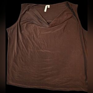 Susan Lawrence Chocolate Brown Tank Top Sixe 2X